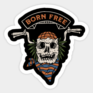 Born Free Sticker